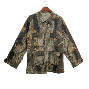 Military Camouflage Realtree Hardwoods 20-200 Tactical Jacket- XL Long